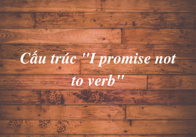 Cấu Trúc “I Promise Not To Verb”